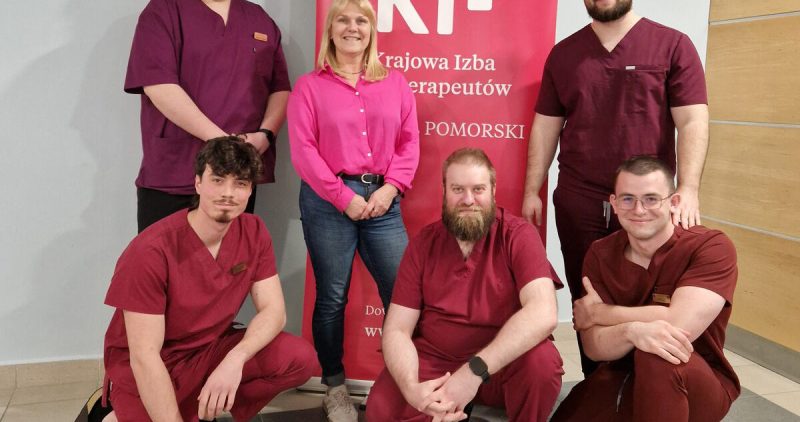 Spotkanie ze studentami kierunku fizjoterapia Uniwersytetu Pomorskiego w Słupsku